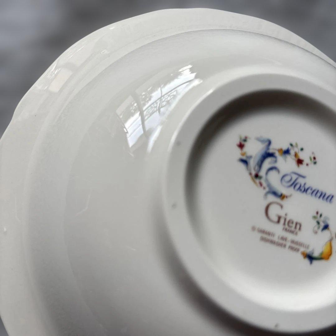Gien トスカーナ シリアルボール２枚セット　深皿　サラダ　スーププレート