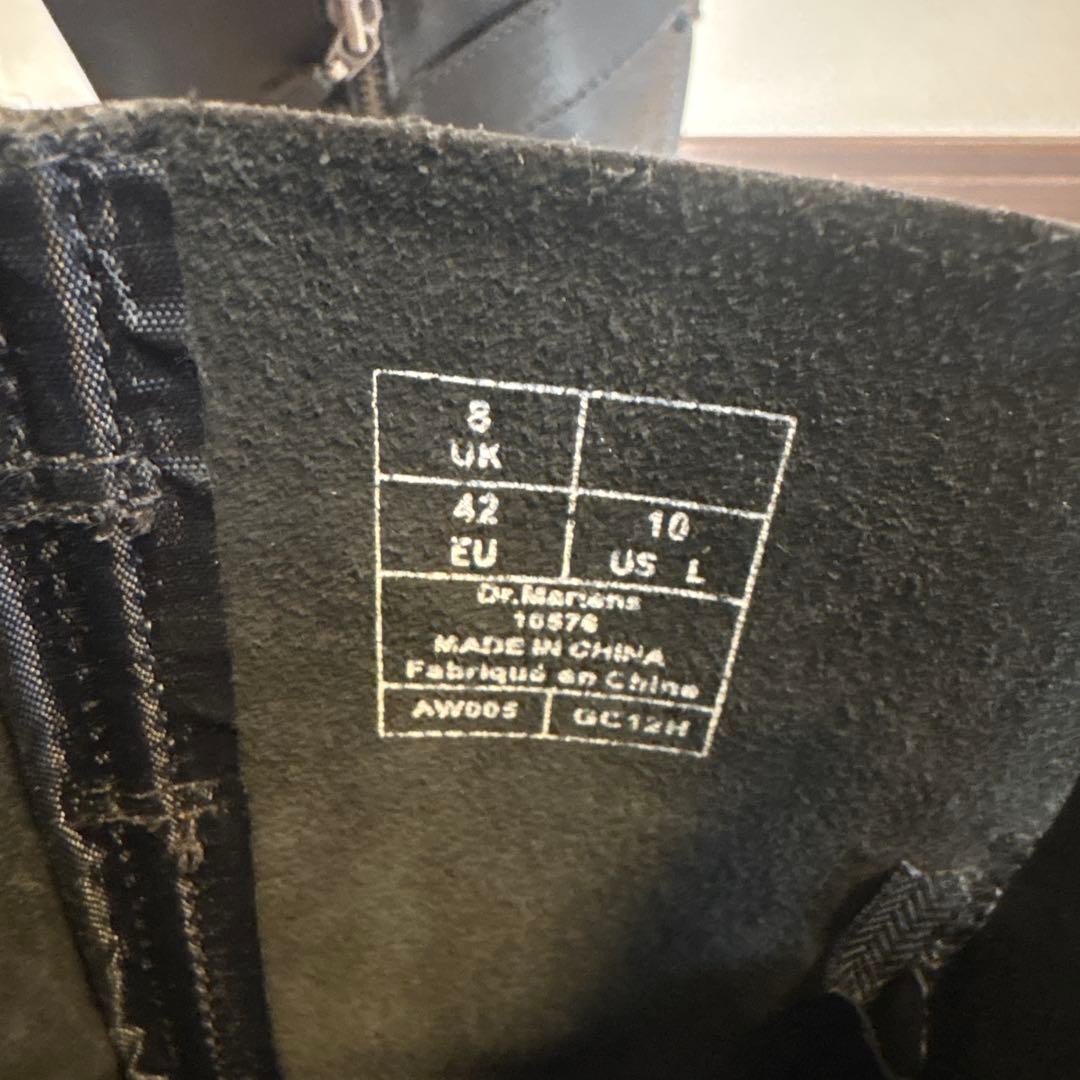 Dr.Martens 黒 長ブーツ UK8 サイズ　ドクターマーティン