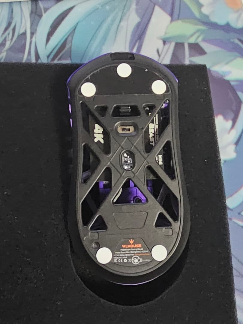 マウス・トラックボール WLMOUSE BeastX mini 4k purple