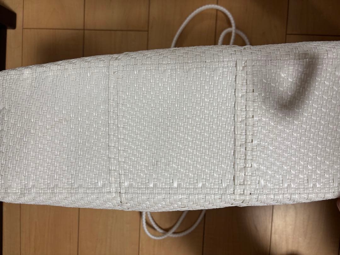 メルカドバッグ　ホワイト　Lサイズ　NOBLE