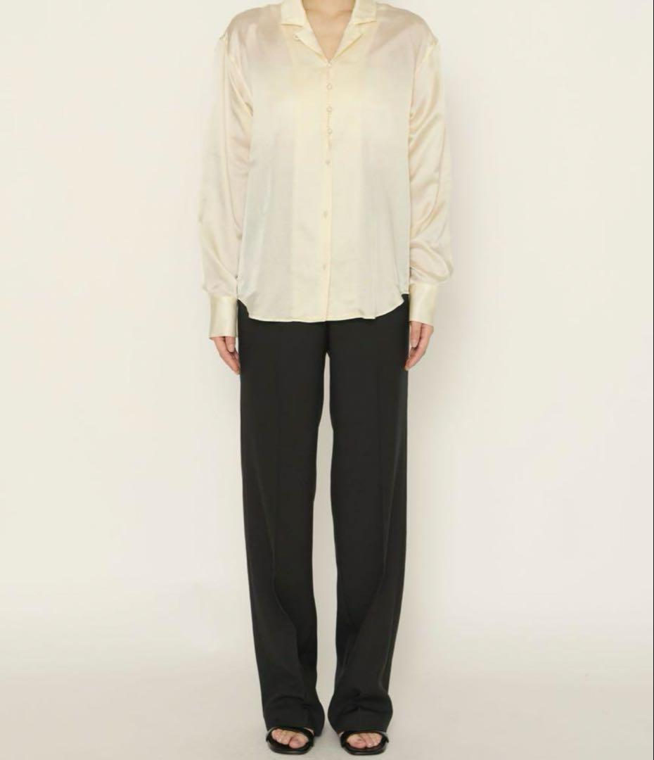 enof silk shirt EN24SH060104 Ecru エクリュ