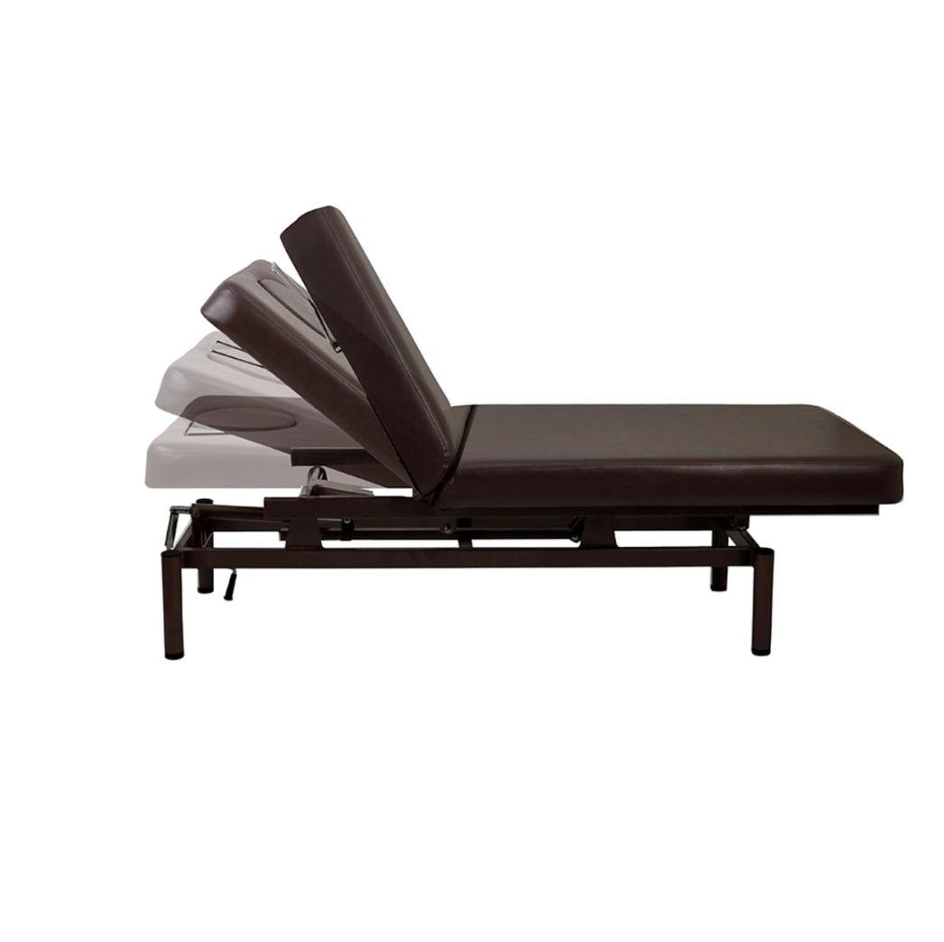 引き下げ間近！送料込み『エステマッサージベッド』手動式昇降リクライニング