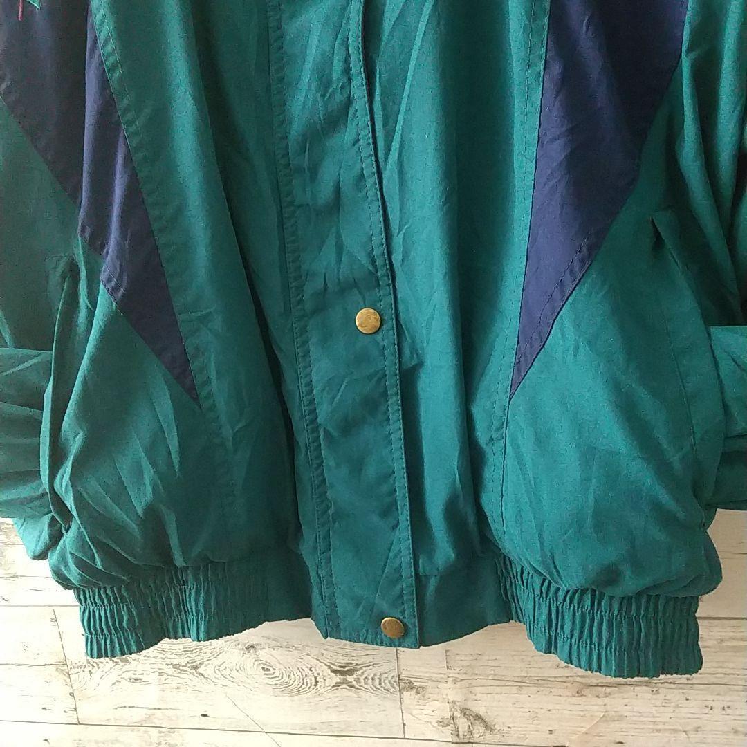 好配色☆ワンポイント刺繍 アーガイル柄 バイカラー ゴアテックス ジャケット