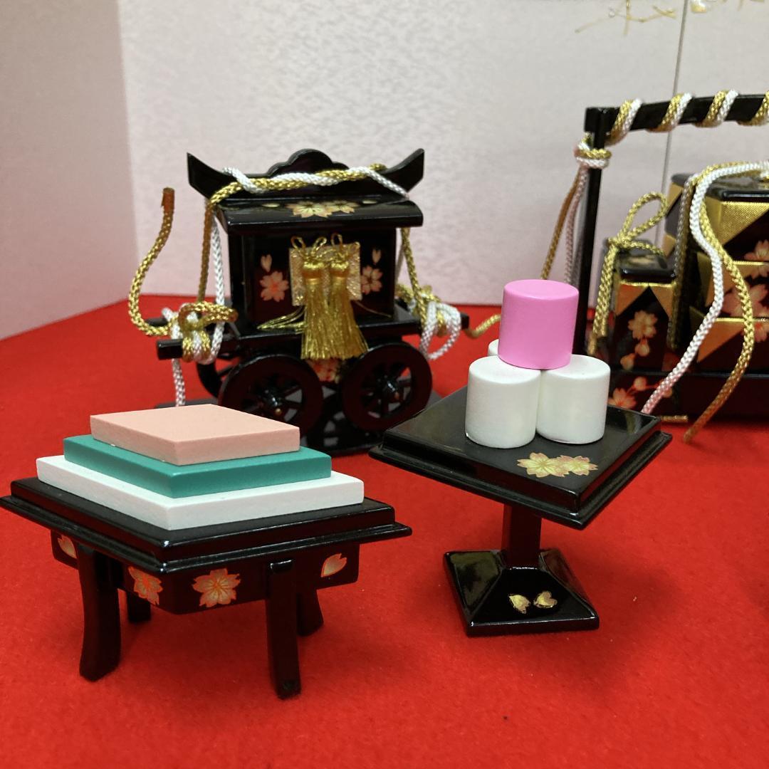 G8 美品！20号6点　雛道具　三段飾り道具　ひな人形道具　雛祭り道具