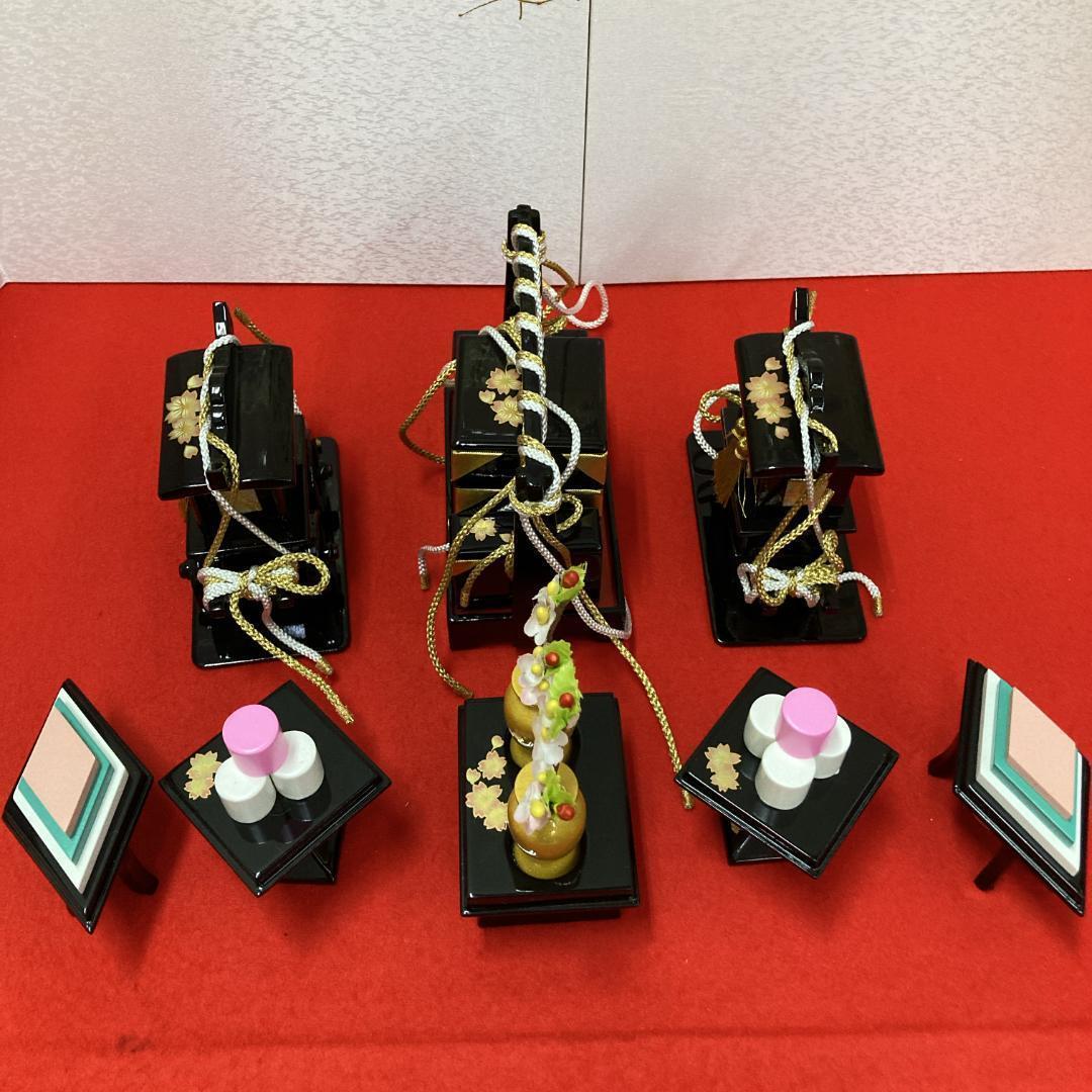 G8 美品！20号6点　雛道具　三段飾り道具　ひな人形道具　雛祭り道具