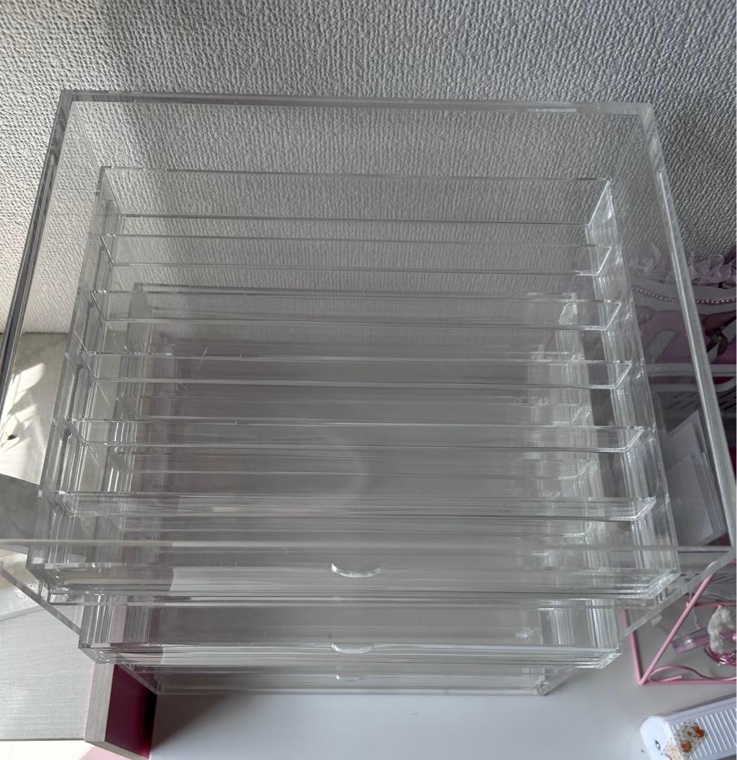 実際の写真あり。ビューティーイニット コスメ収納