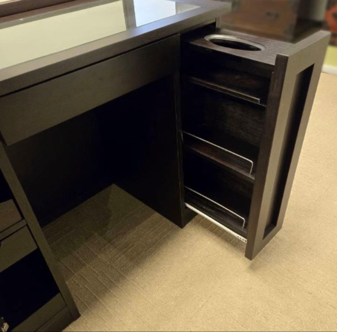 大塚家具　ドレッサー（鏡台）　ダークブラウン