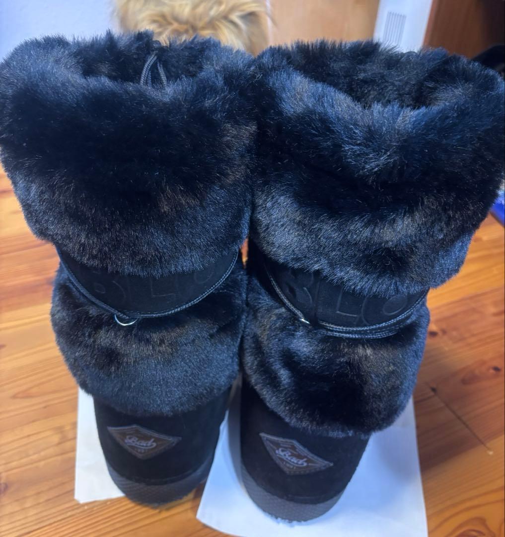 BADBLOODファーブーツ ブラック