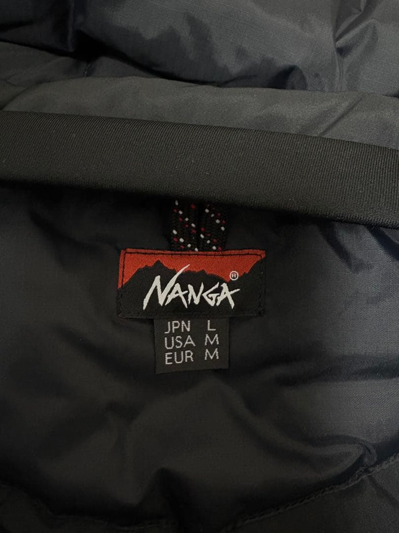 NANGA ナンガ　オーロラテックスダウンジャケット ブラック ダウン Lサイズ