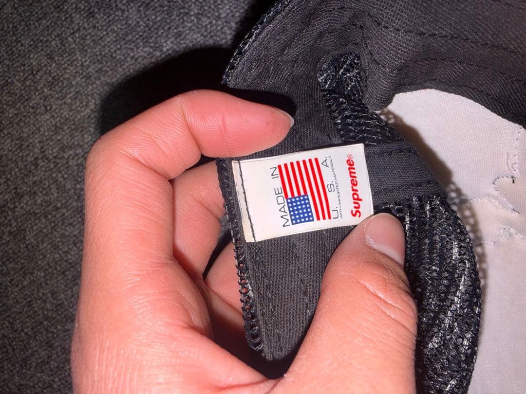 ぴ*け様 Supreme ブラックキャップ メッシュ