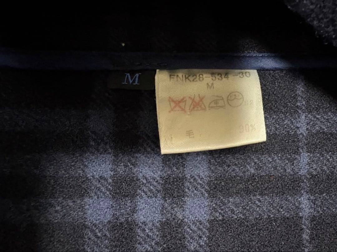 バーバリーロンドン ブルーレーベル ダッフルコート ネイビー Mサイズ