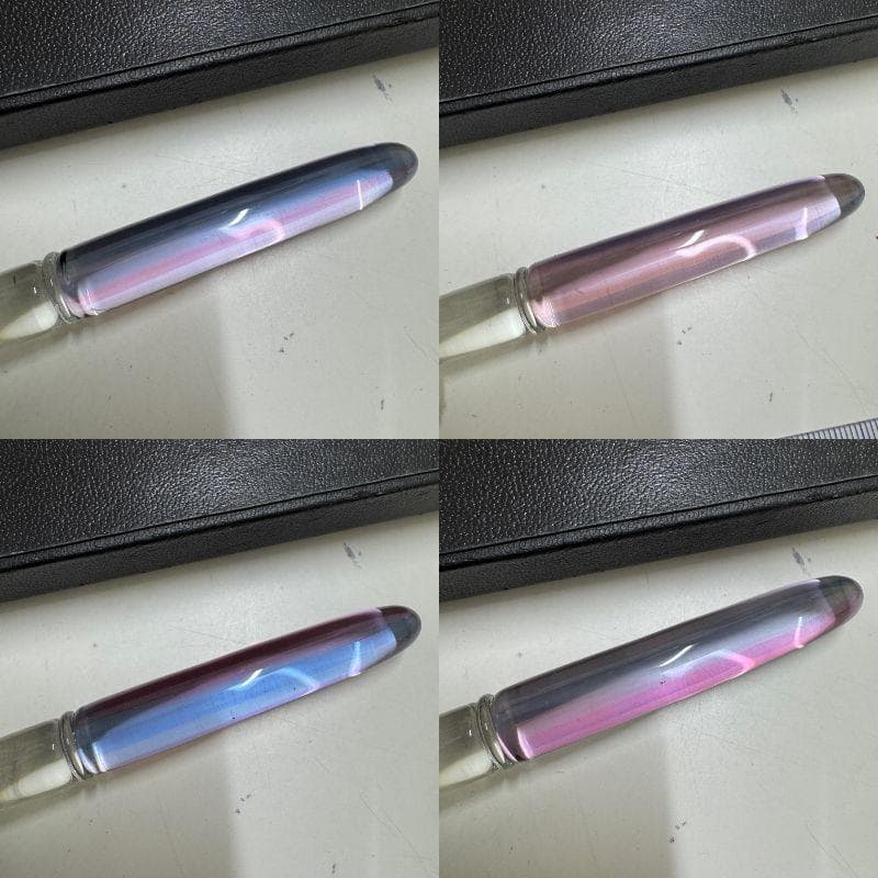 GA7123◆未使用 iroka glass ガラスペン 色華硝子 色彩変化♪