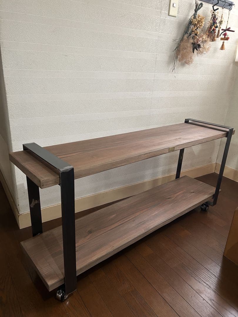 ☆送料込み☆アイアンテレビボード　即購入OK インテリア　アイアンシェルフ　什器