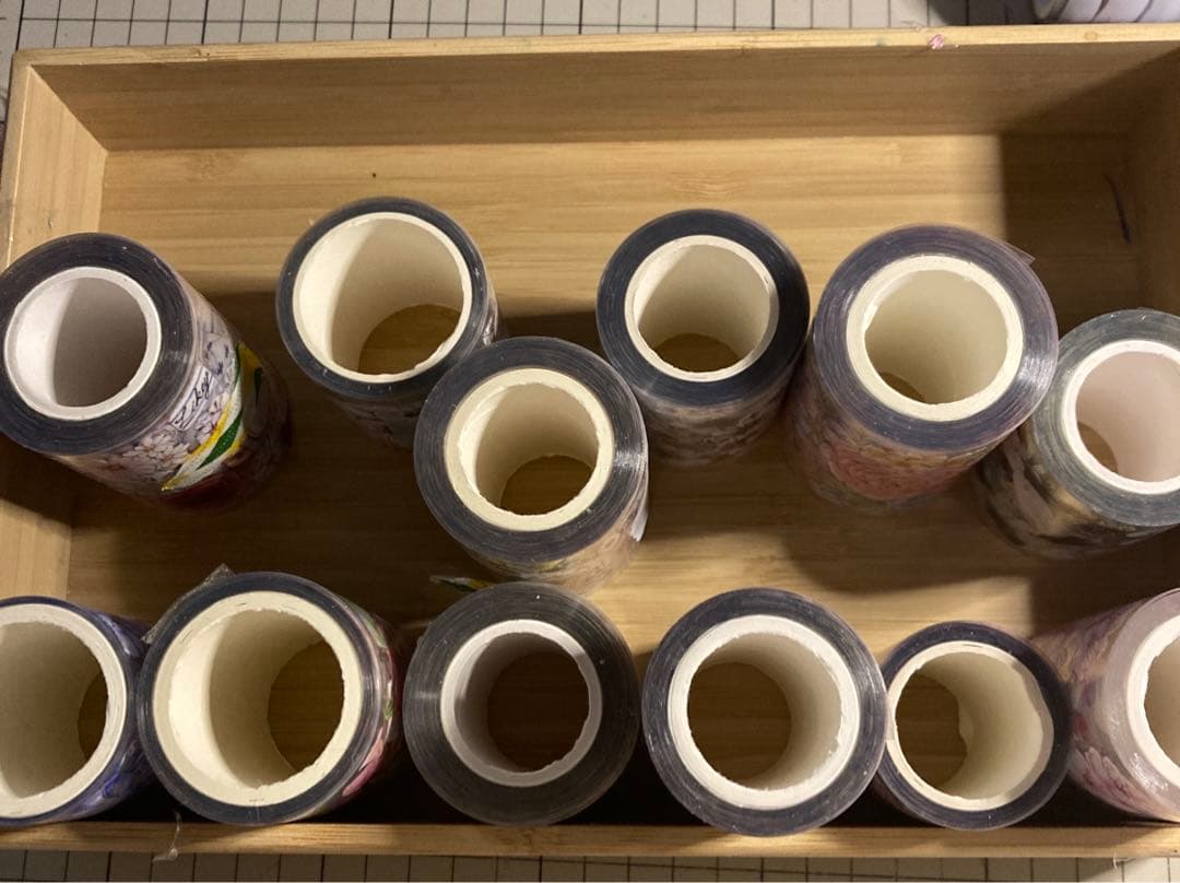 海外マステ　装飾　花