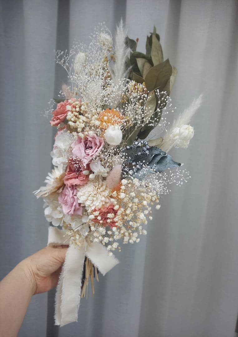 ～sold out ～プリザーブドフラワー ローズの華やか ウェディングブーケ