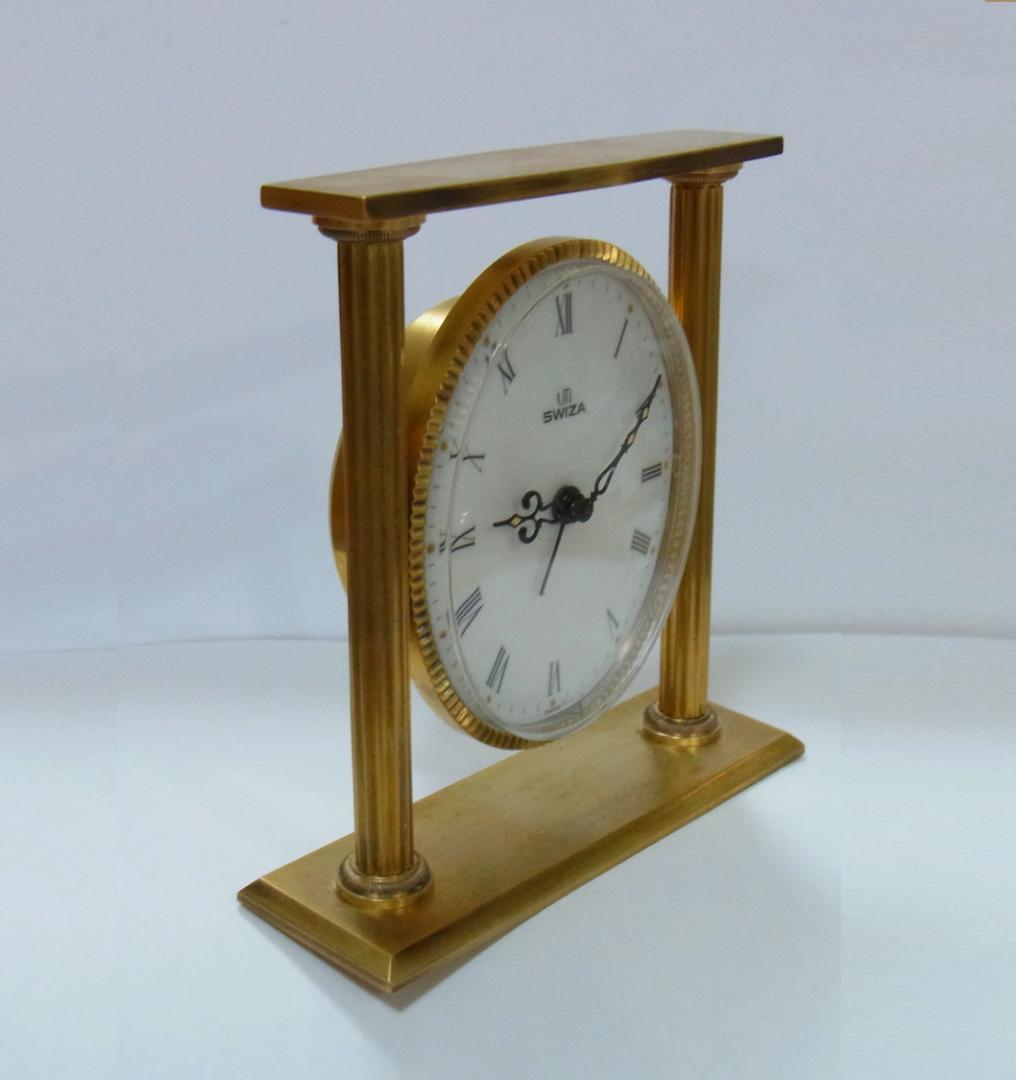 スイス製 機械式時計　置時計　SWIZA　稼動品（出品2）