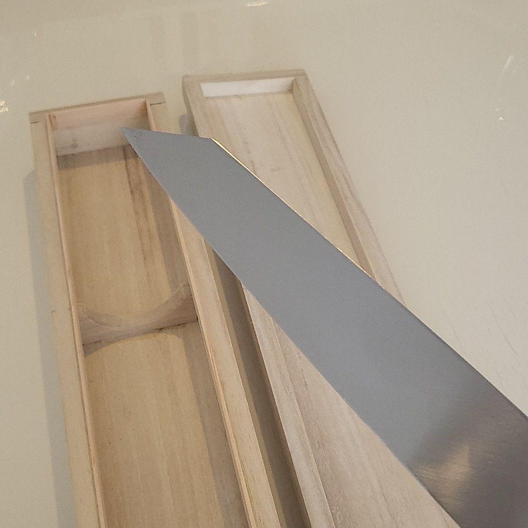 源泰邦　総黒檀　切りつけ包丁