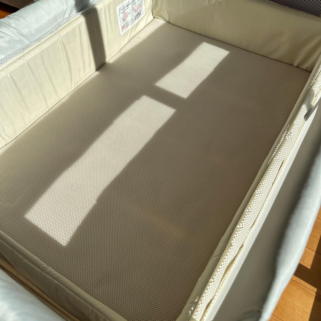 ココネルエアーAB ホワイトグレー ベビーベッド Aprica アップリカ