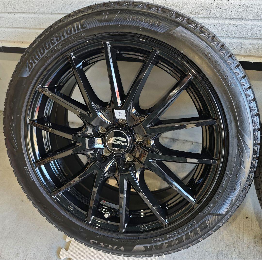 215/45R17 GR86 スタッドレス BLIZZAK VRX3 9.5部山