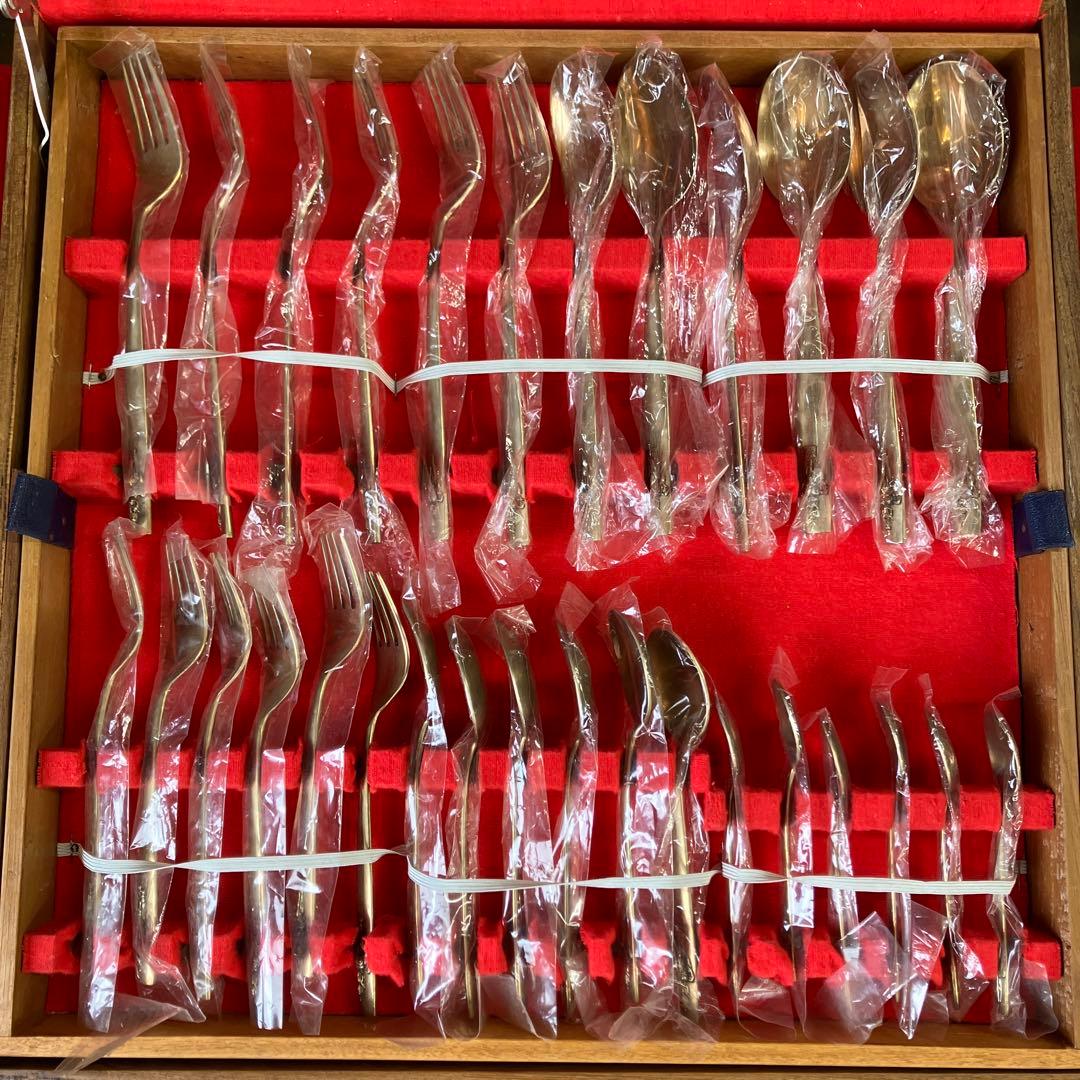 希少　入手困難　ヤップ・クイ・キー　ヴィンテージ　ブロンズ　カトラリーセット