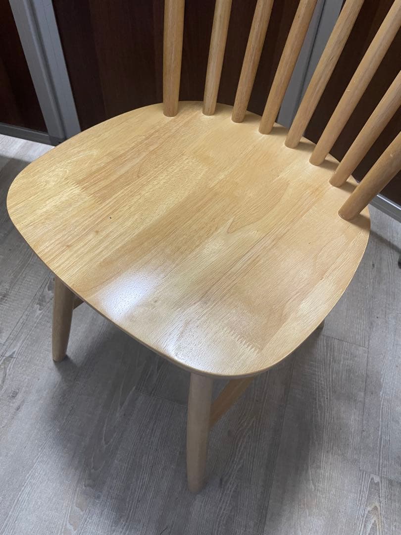 ウィンザーチェア　木製スピンドルバック　ダイニングチェア　⑥