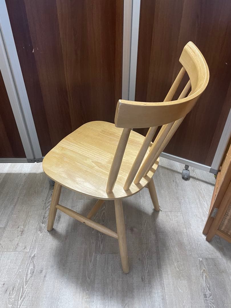 ウィンザーチェア　木製スピンドルバック　ダイニングチェア　⑥