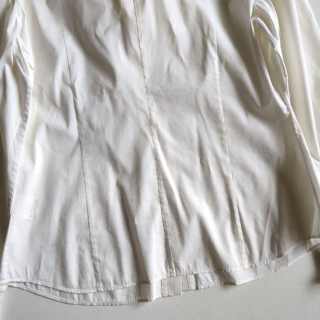 バーバリー 長袖シャツ ブラウス フリル ティアード ノバチェック ホース刺繡