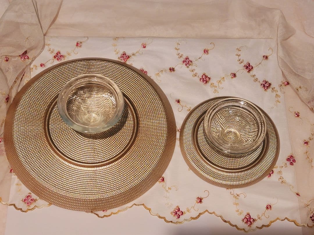 Arda アルダ シャイニングプレート コンポート ケーキスタンド 大1・小3