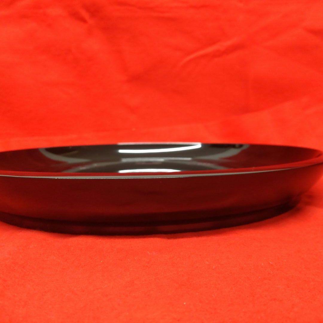 茶道具☆八卦盆（真塗螺鈿）、 大圓盆（真塗 淡々斎好 ） 2点セット