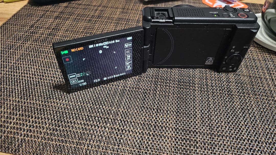 SONY ZV-1F blogカメラSD付き