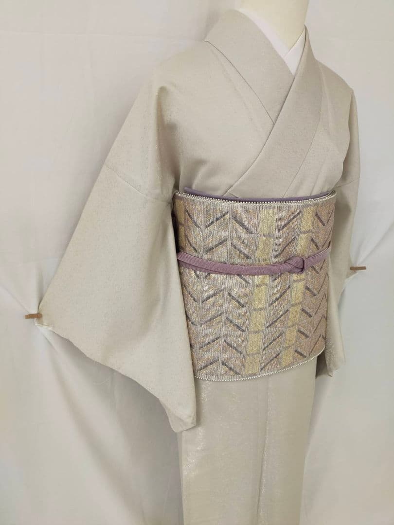 売約済み　★★新品未使用　洗える紋意匠色無地(ポリ100%)Mサイズ★★