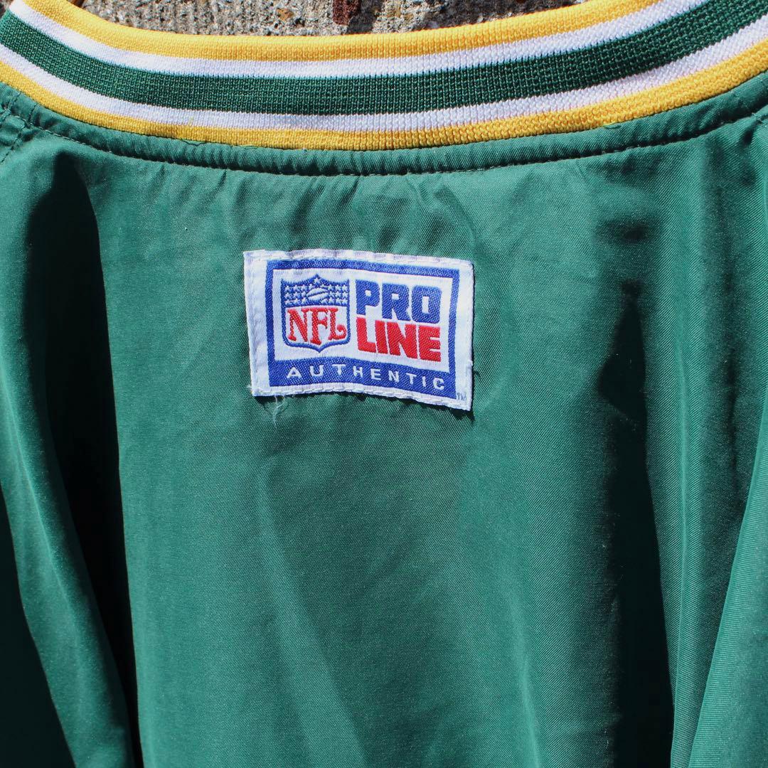 Reebok × NFL グリーンベイ パッカーズ XL 古着 プルジャケット