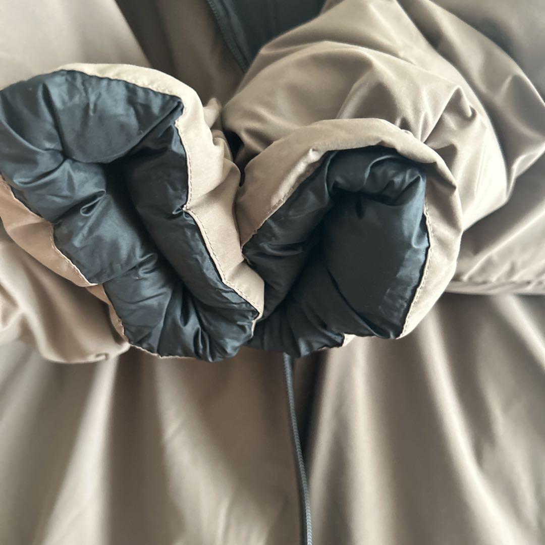 MUJI 無印良品 水を弾くスタンドカラーダウンコートオーバーサイズ男女