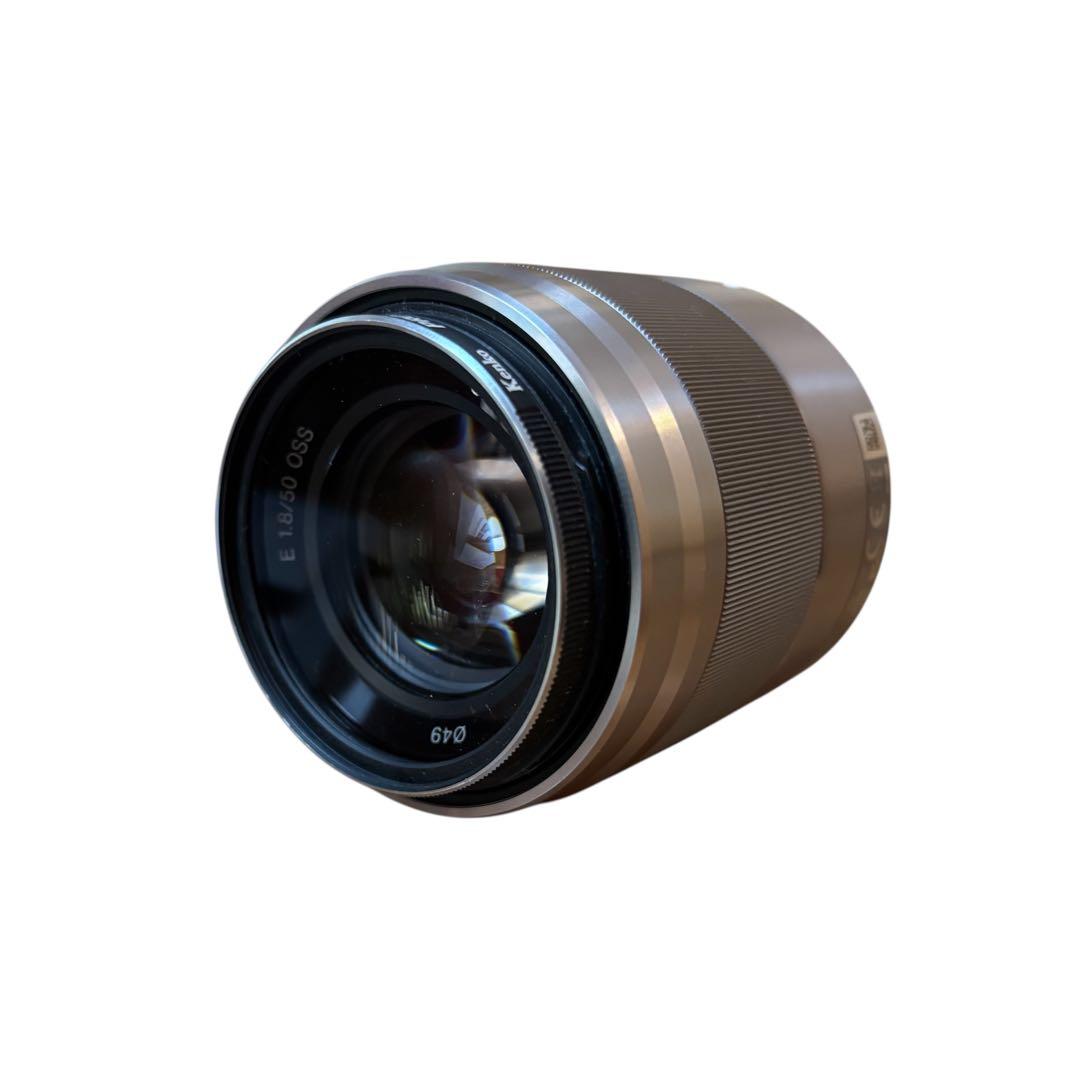 【美品】SONY E50mm F1.8 OSS レンズ　SEL50F18 単焦点
