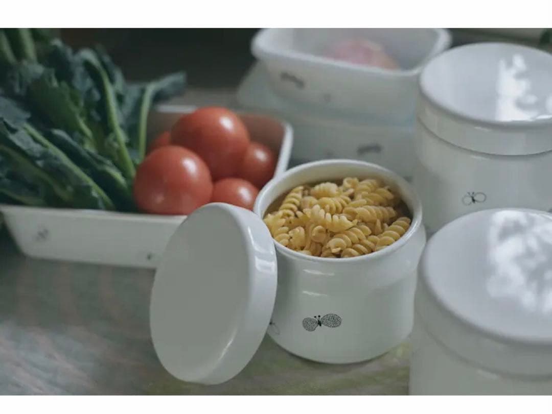 ミナペルホネン　レクタングル　琺瑯　野田琺瑯　choucho SML 新品