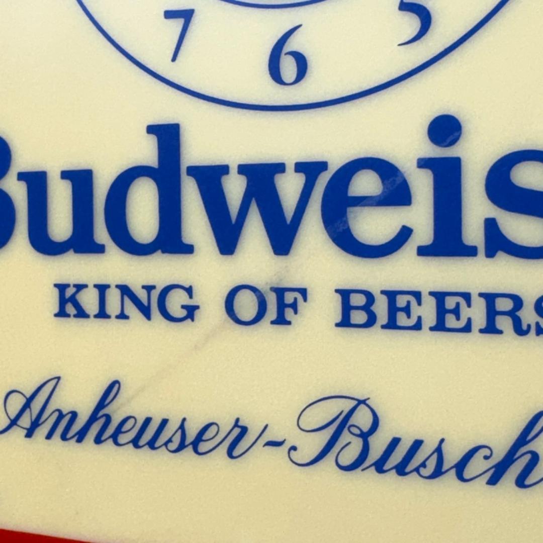 Budweiser バドワイザー ビンテージ 時計 壁掛け時計 ライト ランプ