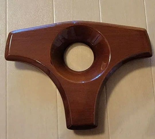 【古物】ステアリングウッドハンドル ３本スポーク