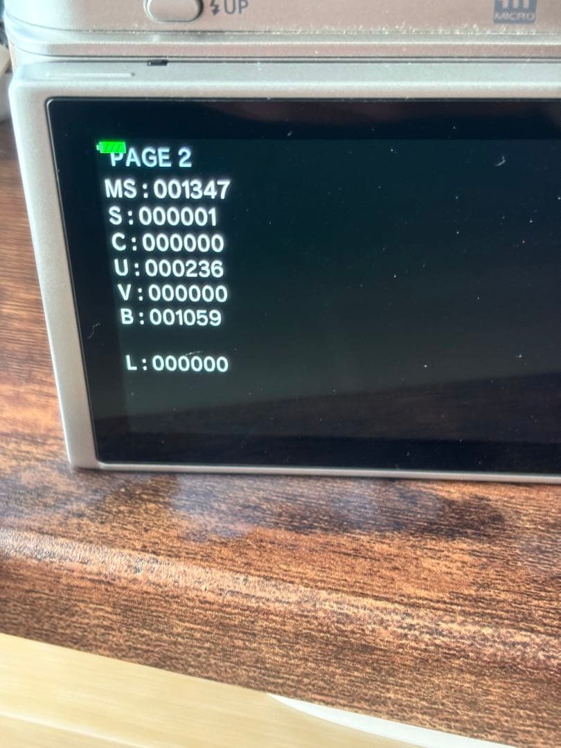 OLYMPUS PEN E-PL10 シャッター数1347