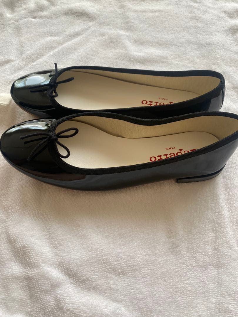 Repetto ブラック バレエシューズ