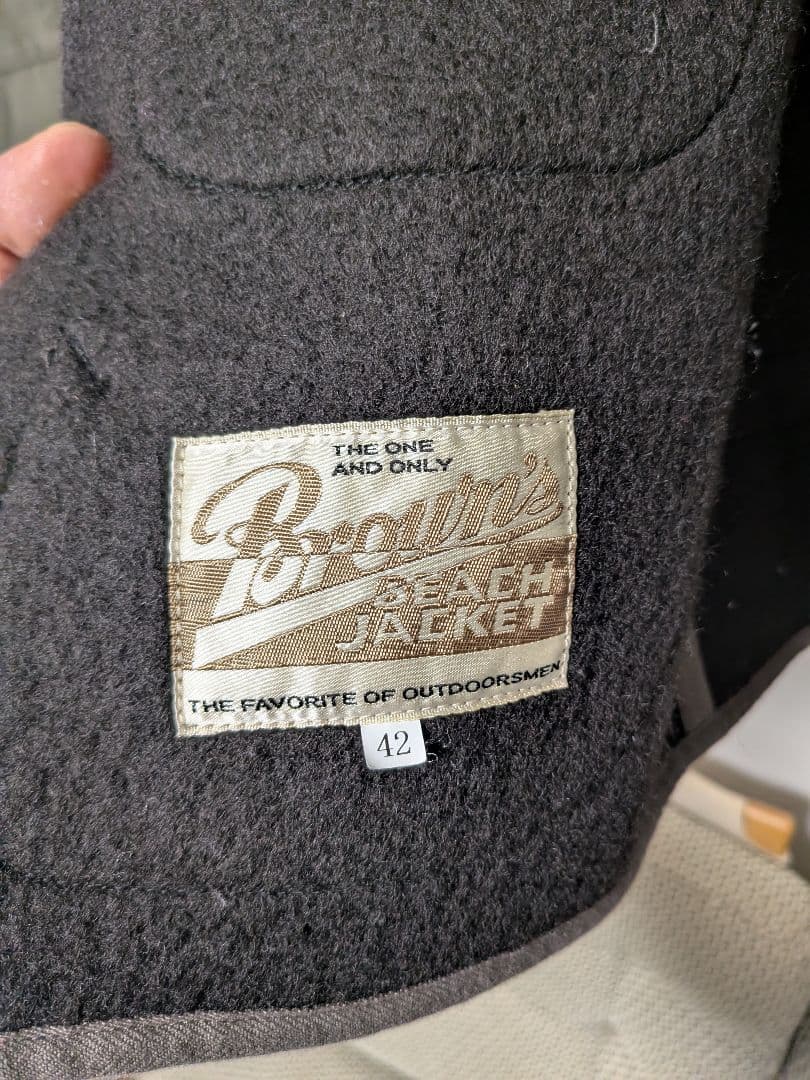 フルカウント ブラウンズビーチ ベスト ブラウン 42