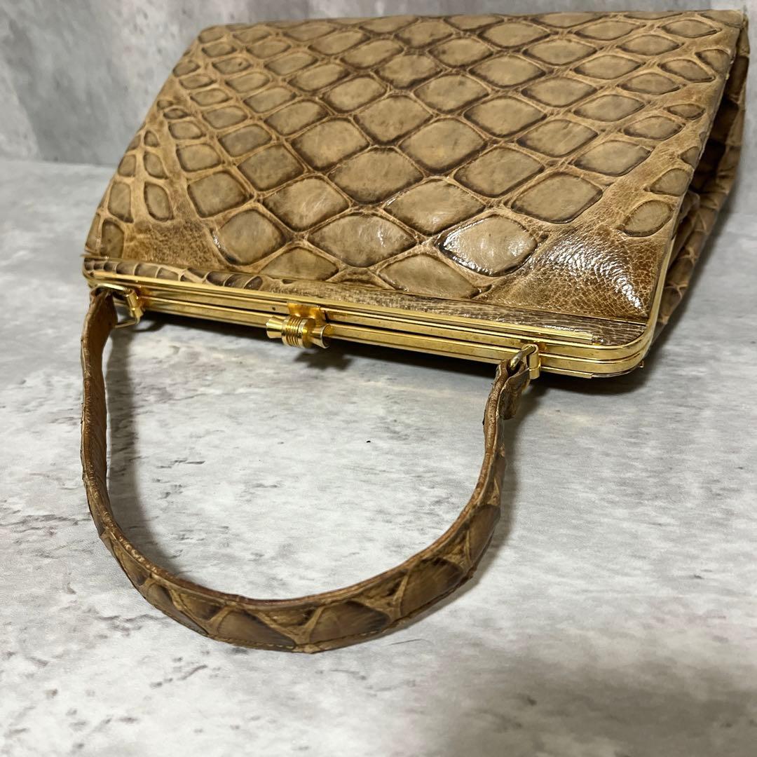 ✨希少✨穿山甲(センザンコウ) ハンドバッグ エキゾチックレザー 高級革 和装