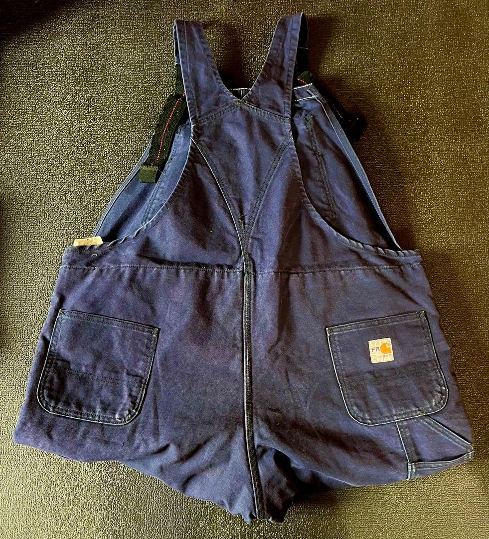 carhartt FR オーバーオール ダブルニー ダック地　MEXICO製