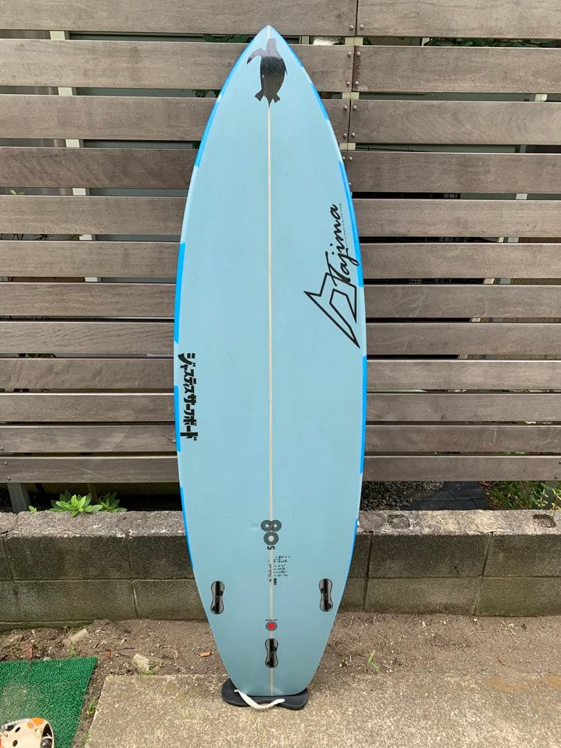 【美品】ジャスティス JUSTICE 80s 6’2” 35L サーフボード