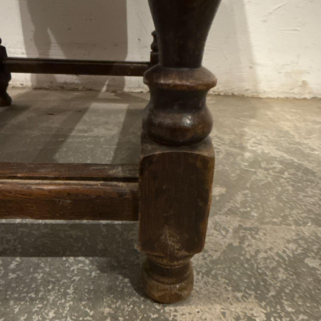 年末年始saleヴィンテージ　木製サイドテーブル　引き出し付き　2段