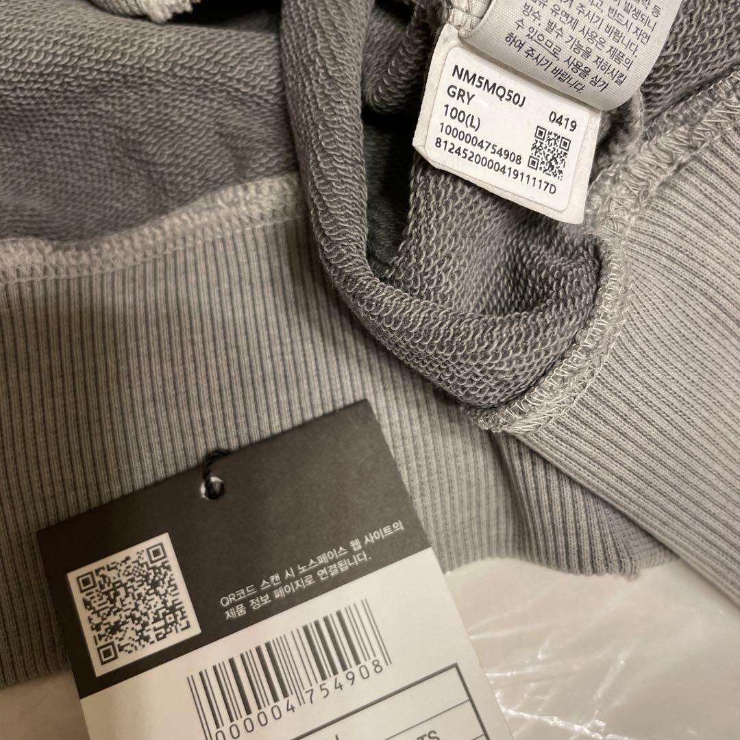 新品　THE NORTH FACE ワンポイント ロゴ刺繍 オーバースウェット