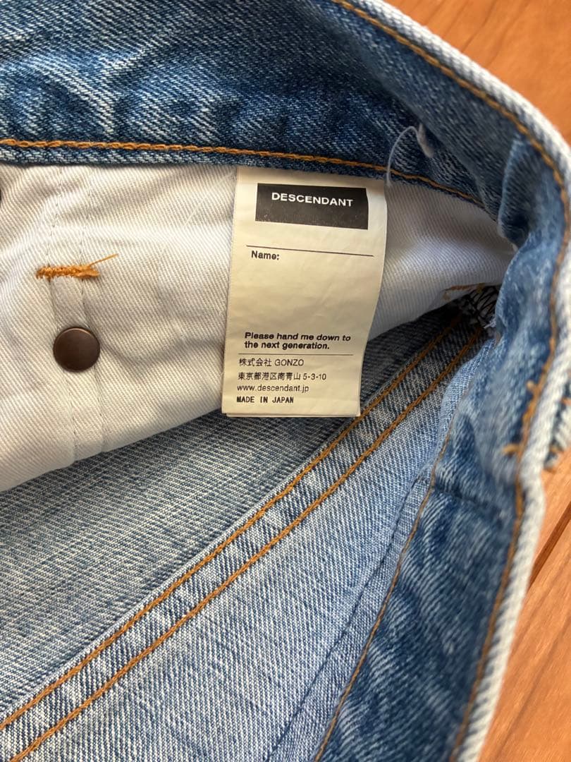 パンツ 25SS DESCENDANT 1995 DENIM TROUSERSBAGGY