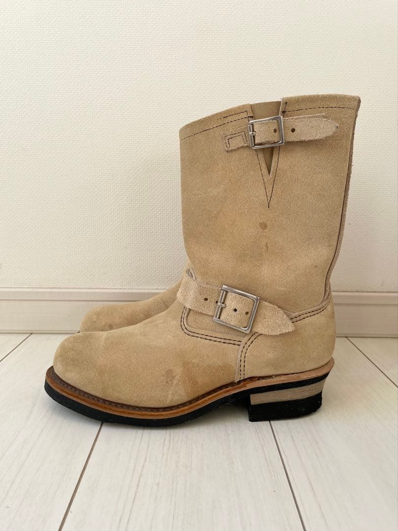 2008年 USA製 レッドウイング スエード エンジニアブーツ 8268