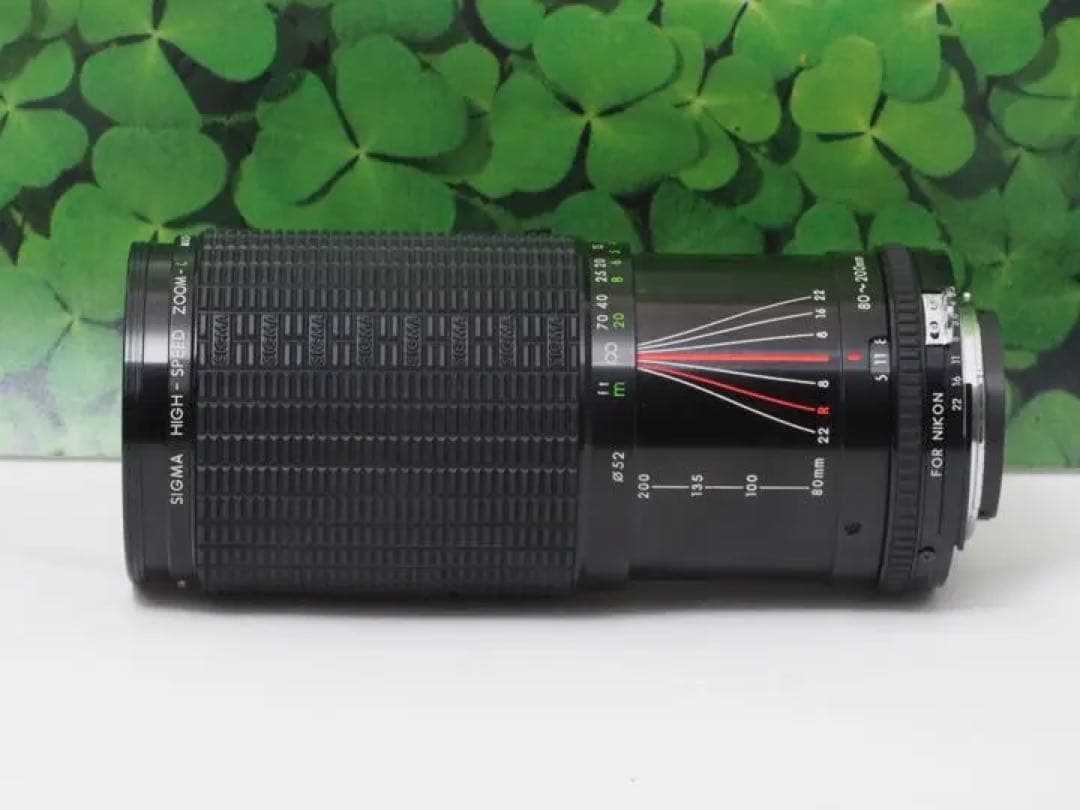 【美品】シグマZOOM LENS 80-200mm ⭐️オールドな望遠レンズ⭐️