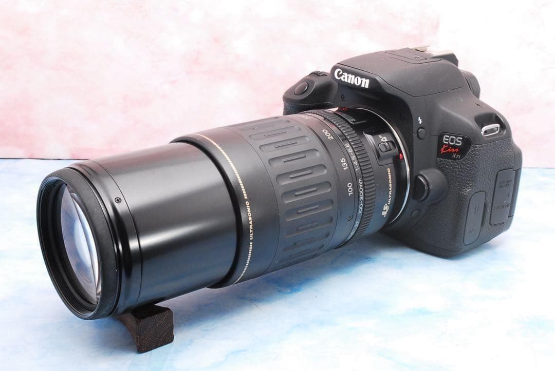 ★キャノン Kiss X7i★超望遠＆高性能★一眼レフカメラ★バッグ付♪