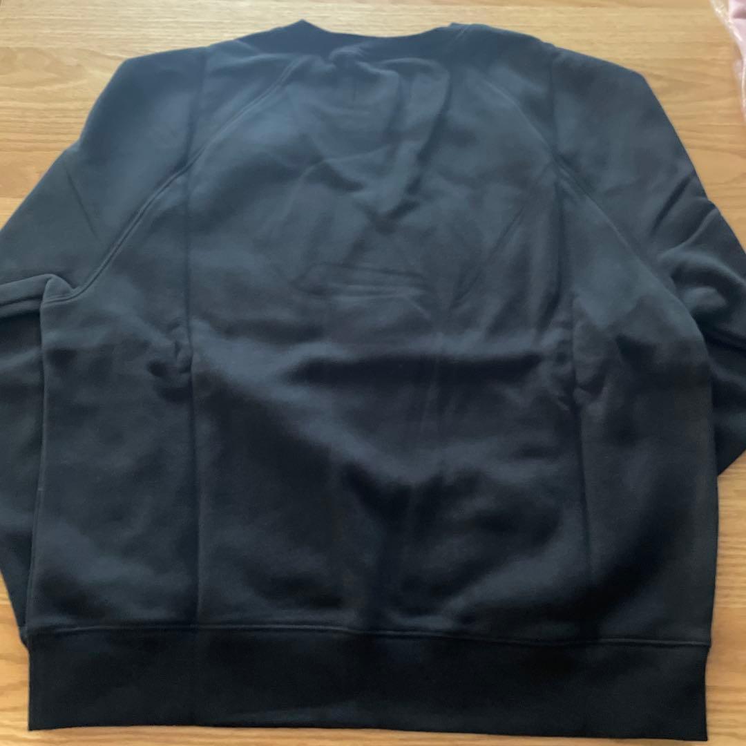 【新品】UGG ファーロゴ スウェット ブラック 裏起毛 L 1123718